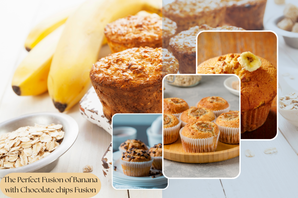 banana chip chocolate muffins