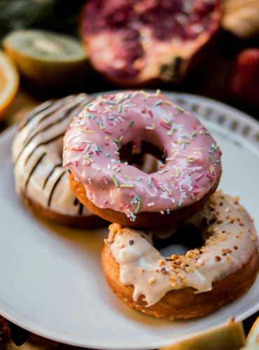 Donuts banner of desserts