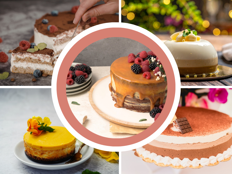 Modern Minimalist Mousse Cakes